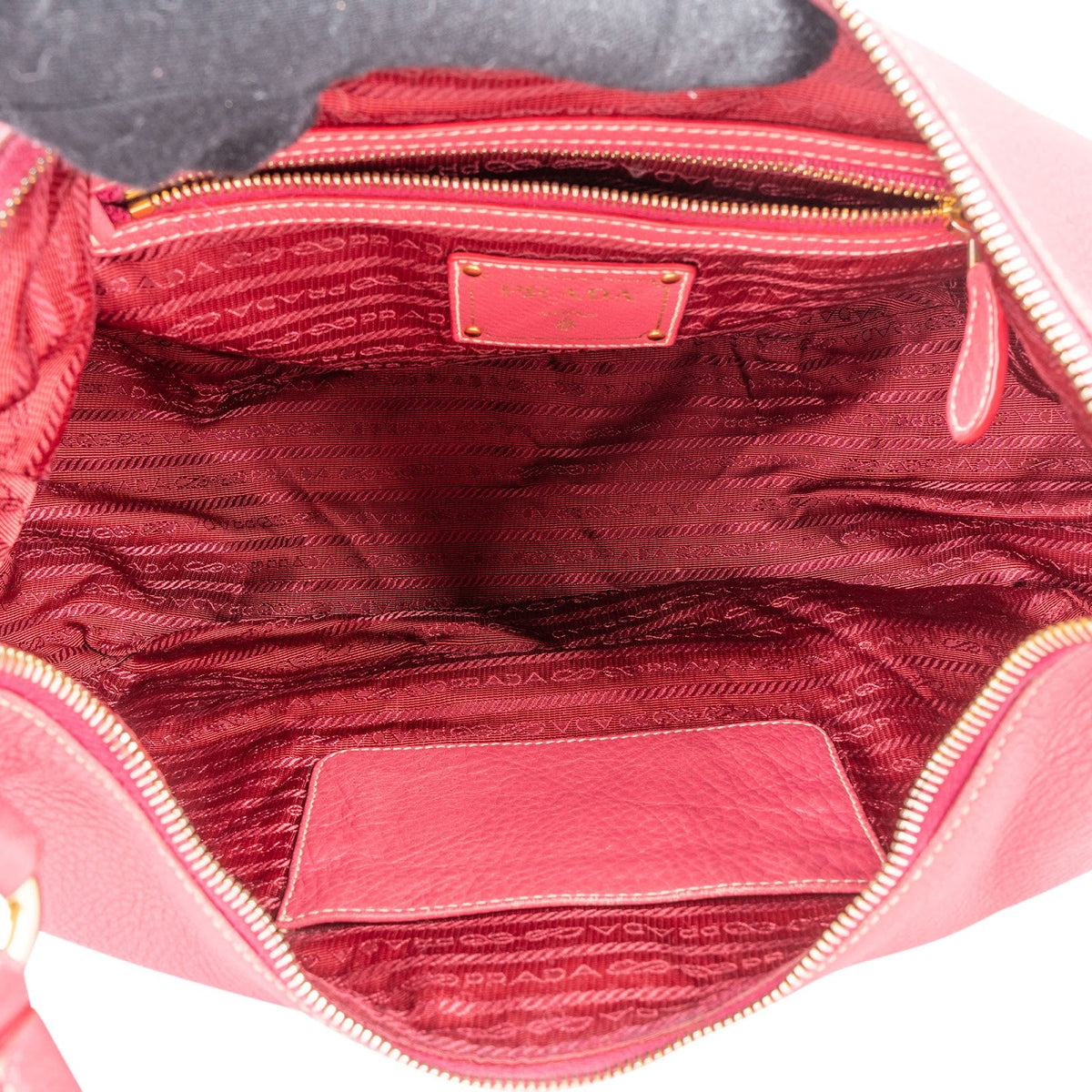 Prada Hobo aus rosa Leder – Ansicht 10