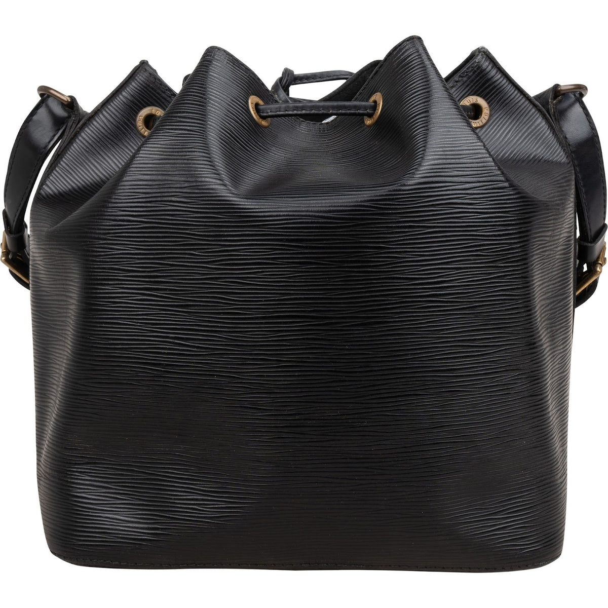 Louis Vuitton Noir Epi Leather Sac Noé Petit Shoulder Bag