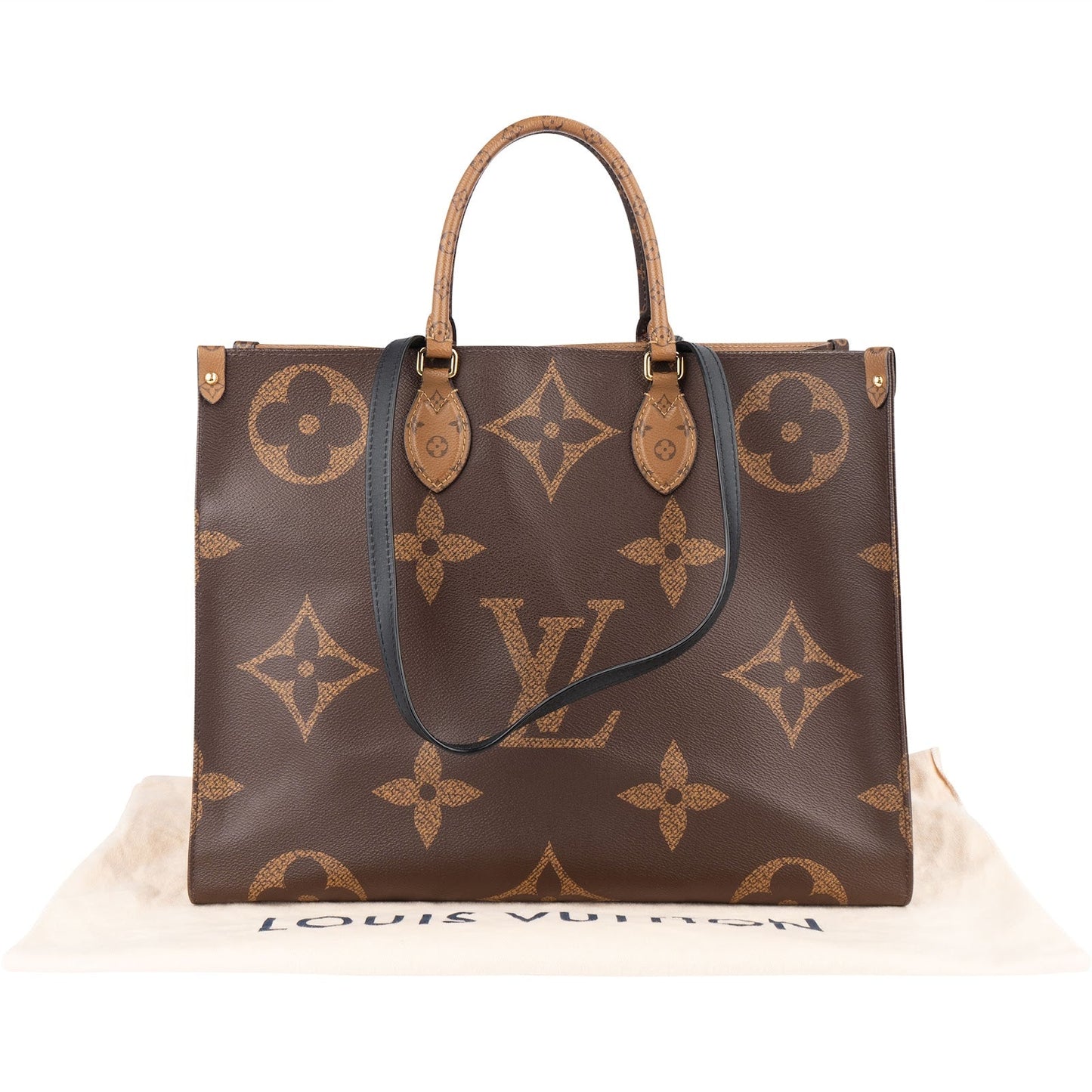 Louis Vuitton Monogram Canvas Giant Reverse Onthego GM Handbag
