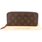 Louis Vuitton Monogram Canvas Clemence Zippy Wallet