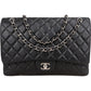 Chanel Quilted Lambskin Palladium Maxi Single Flap Crossbody Bag