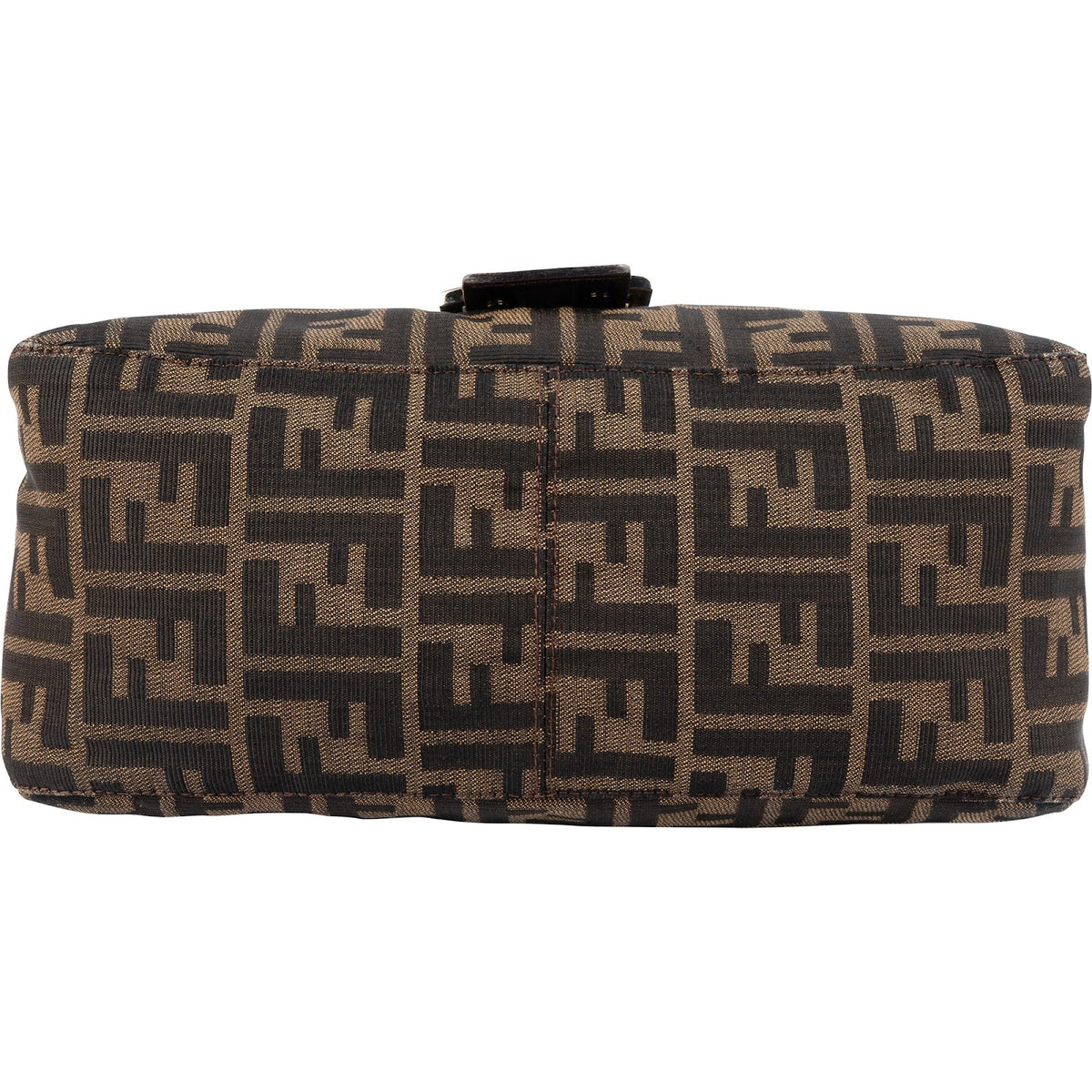 Fendi Monogram FF Zucca Canvas Mamma Baguette Shoulder Bag