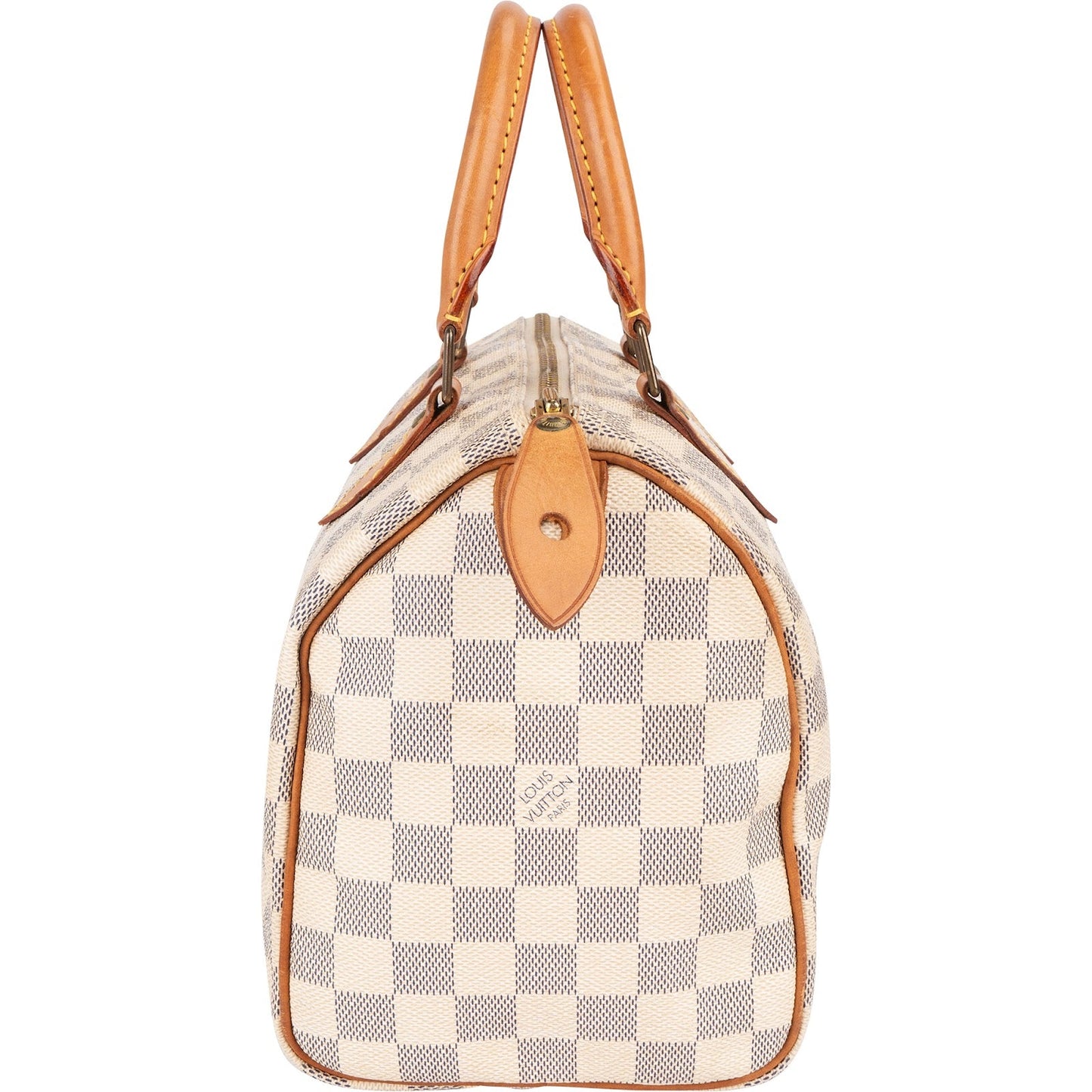 Louis Vuitton Monogram Damier Azur Canvas Speedy 25 Handbag