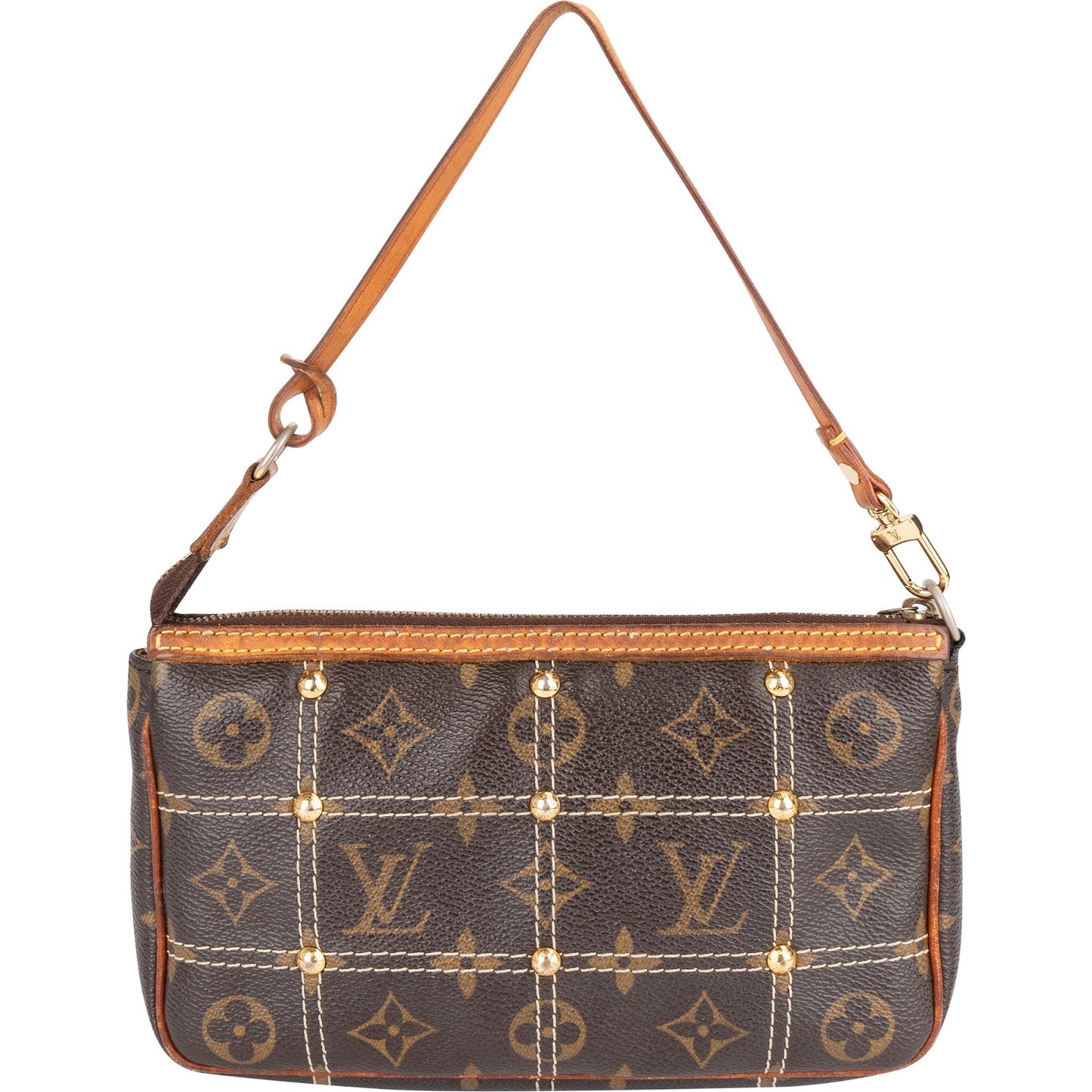 Louis Vuitton Monogram Canvas Limited Riveting Pochette Accessoires Handbag