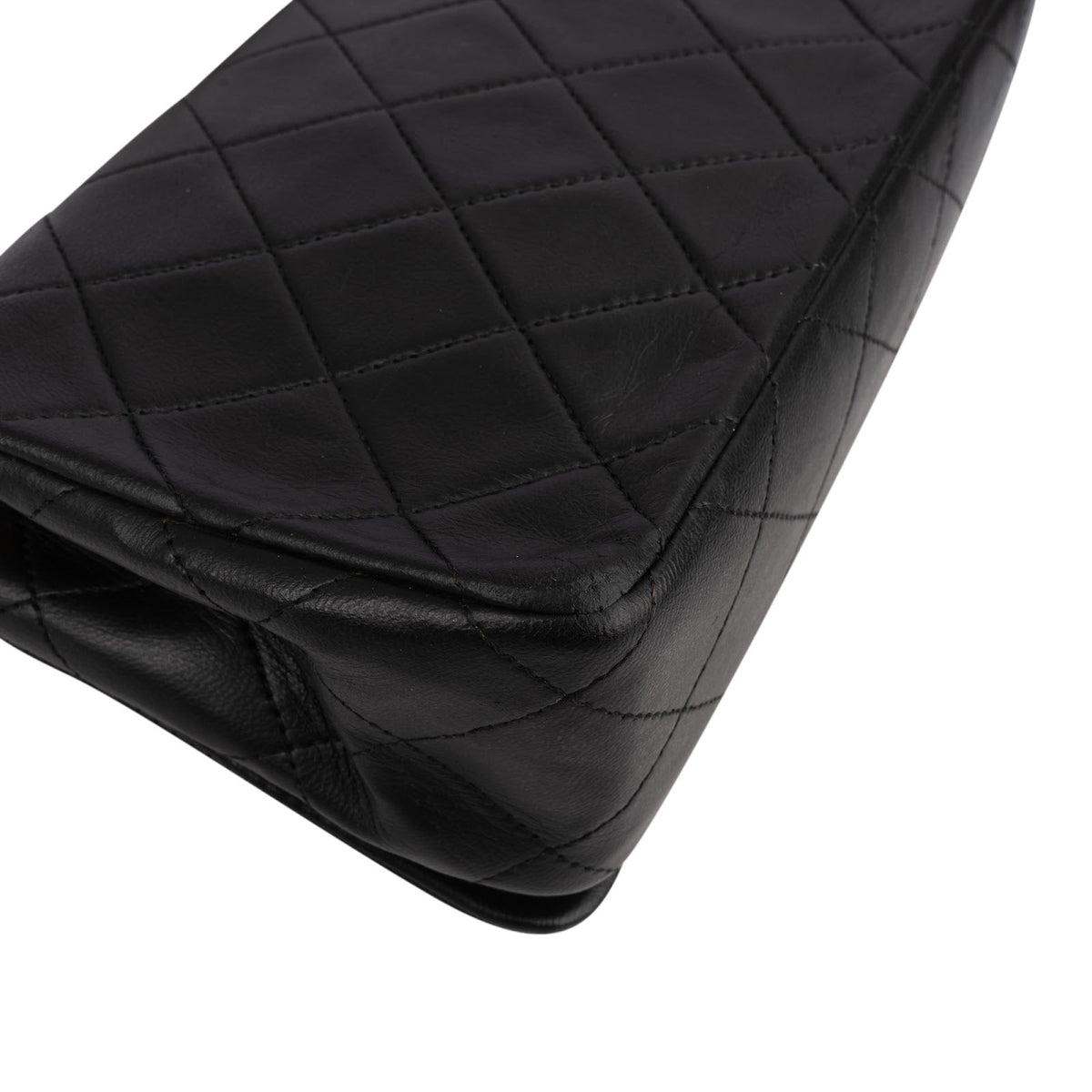 Chanel Quilted Lambskin Small 24K Gold Single Flap Crossbody Bag