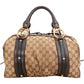 Gucci Monogram GG Canvas Interlocking G Soft Boston 35 Handbag