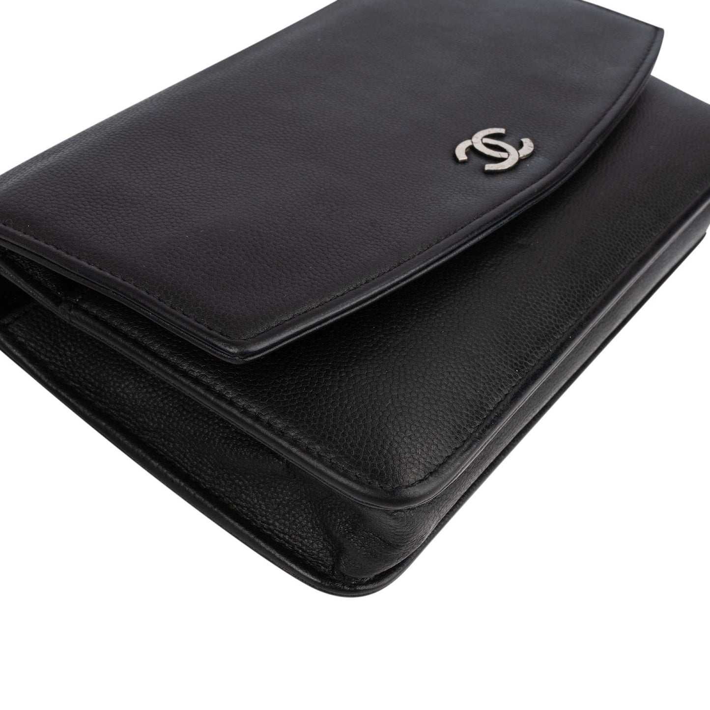 Chanel Caviar Leather CC Wallet on Chain Crossbody Bag