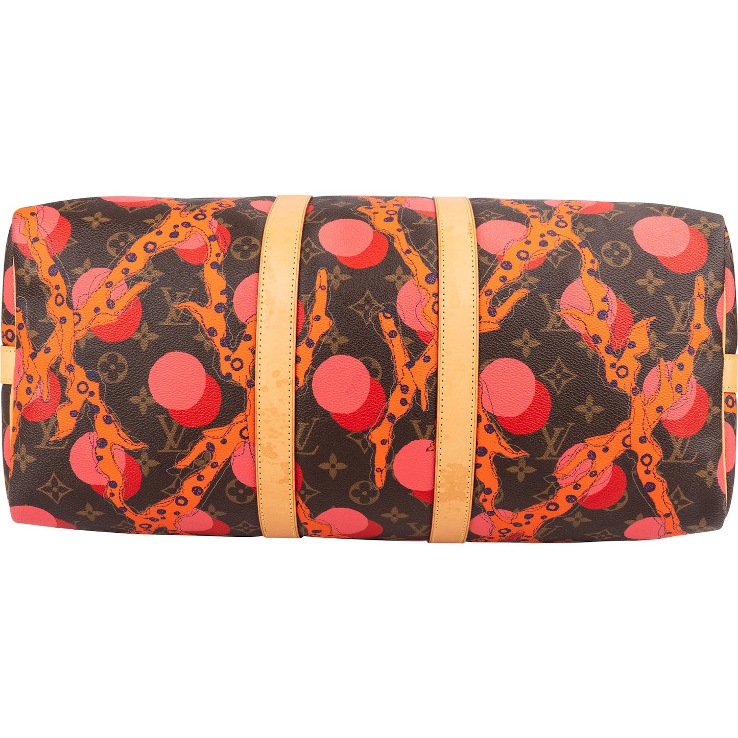Louis Vuitton Monogram Canvas Limited Yayoi Kusama Ramages Dots Keepall 45 Bandoulière Travel Bag