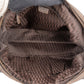 Christian Dior Metallic Leather Gaucho Saddle Handbag