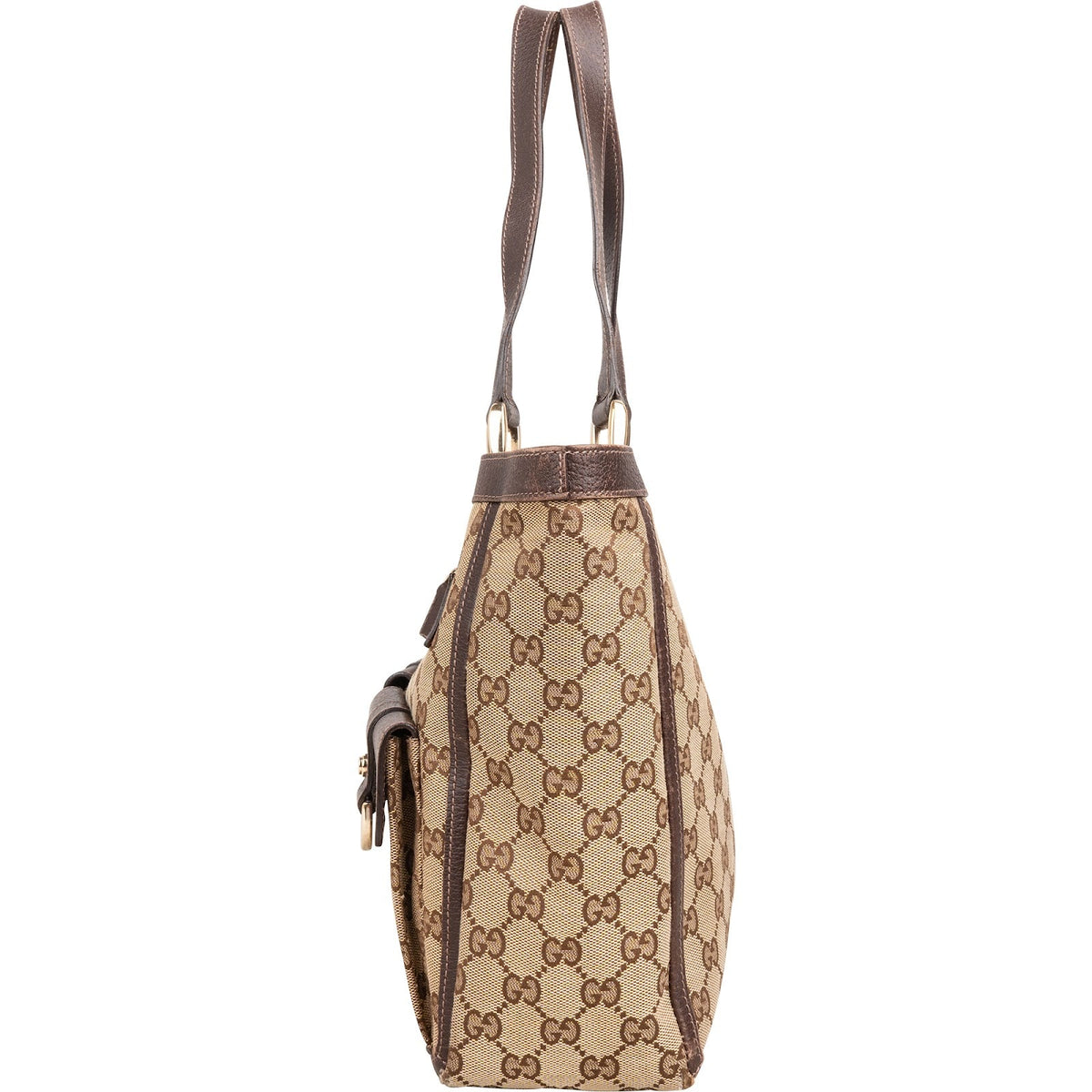 Gucci Abbey Double Pocket Tote aus GG Canvas – Ansicht 5