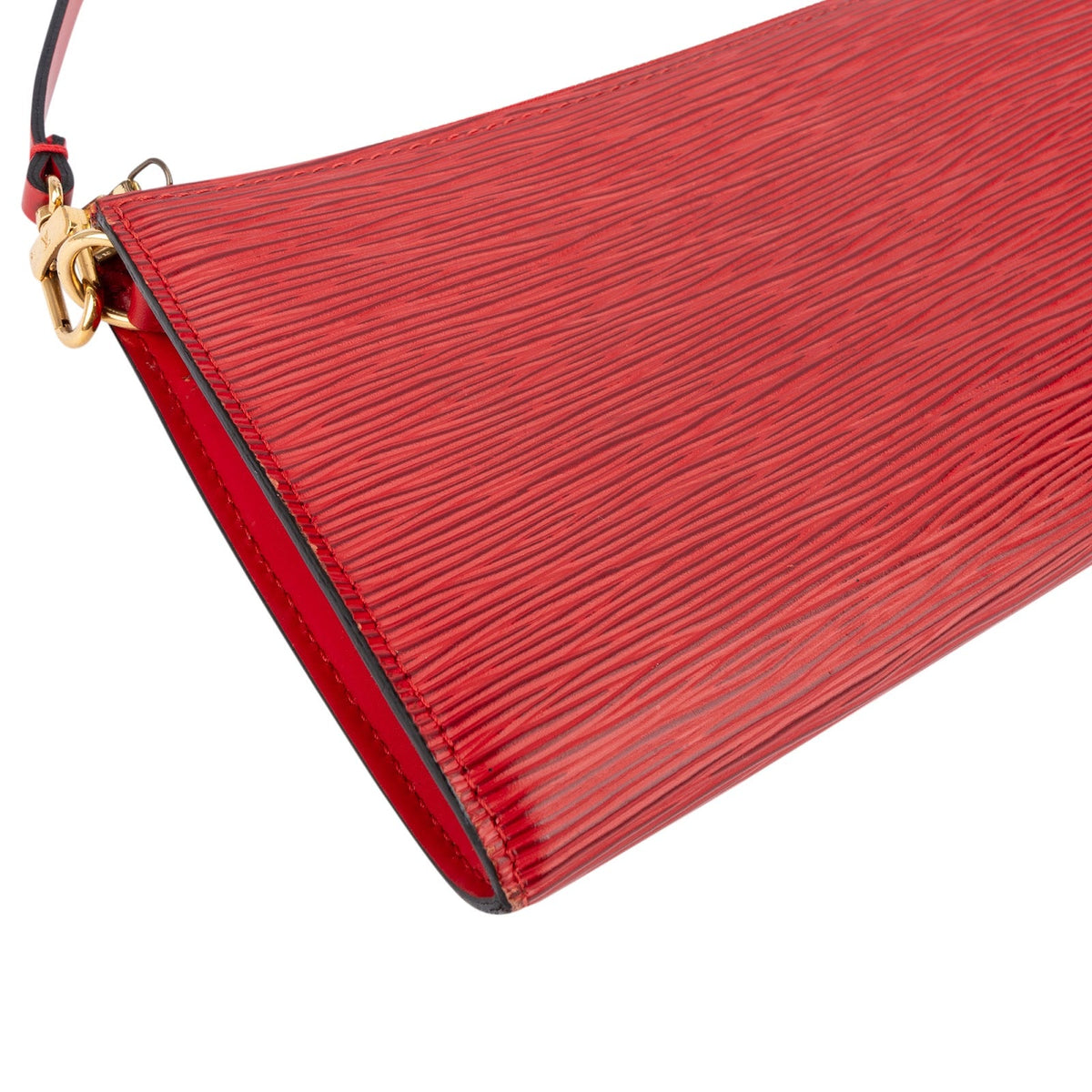Louis Vuitton Pochette Accessoires aus rotem Epi-Leder – Ansicht 7