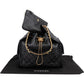 Chanel 25 Caviar Leather CC Drawstring Shoulder Bag