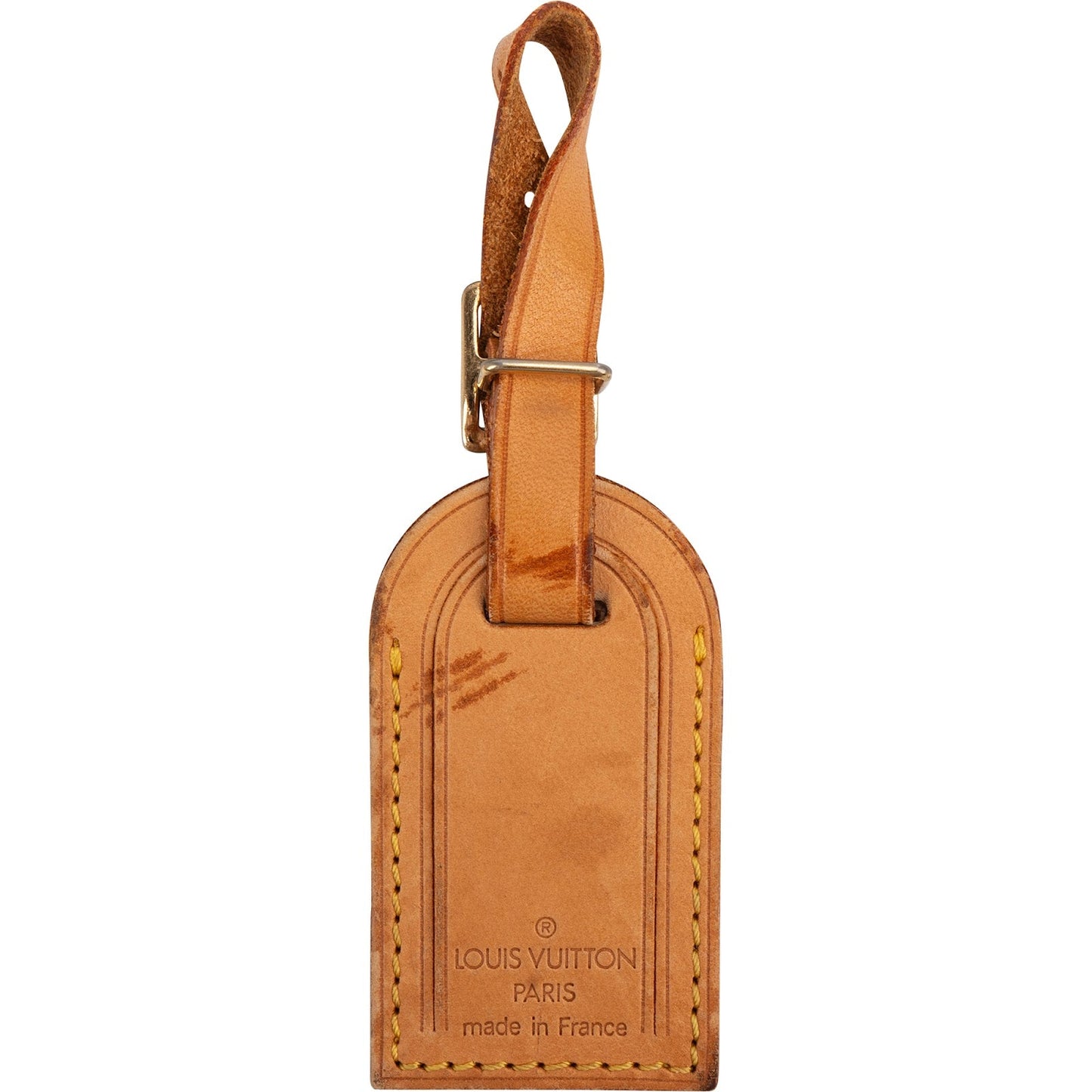 Louis Vuitton Vachetta Leather Luggage Tag