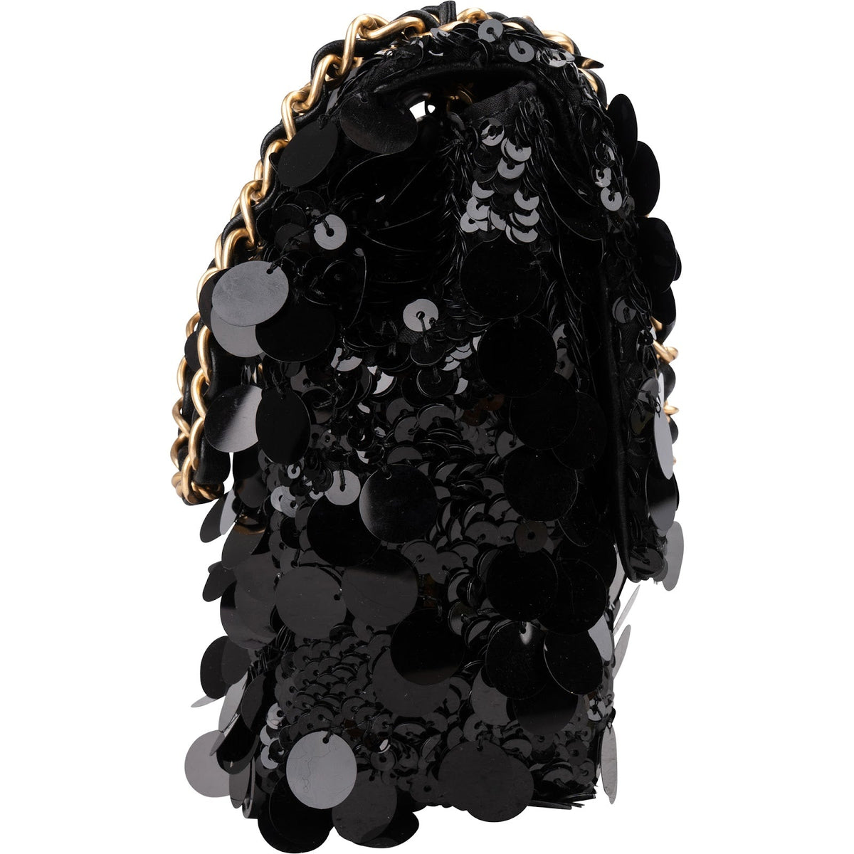 Chanel Limited Sequin Classic Medium Single Flap Crossbody Bag