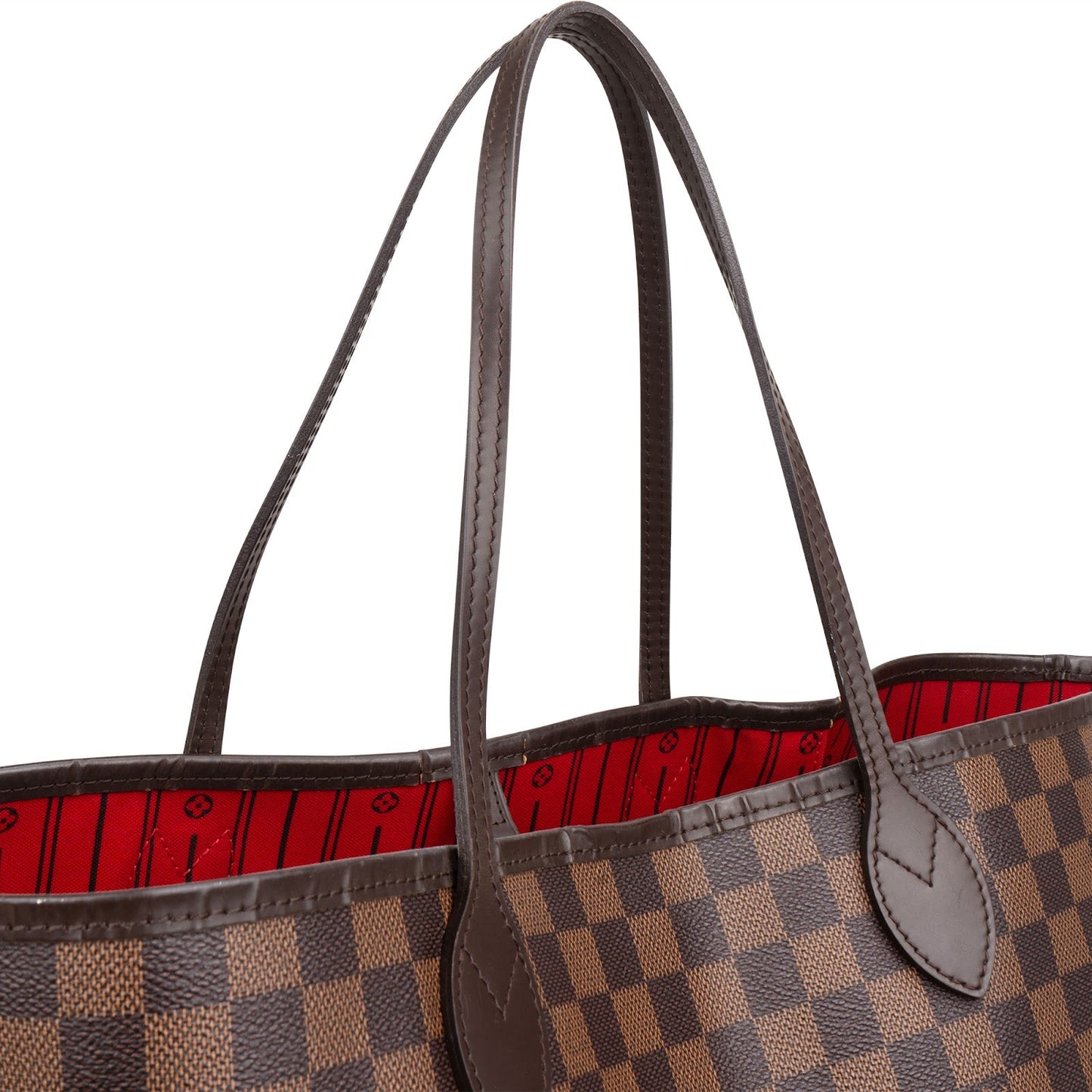 Louis Vuitton Monogram Damier Ebene Canvas Neverfull GM Shoulder Bag