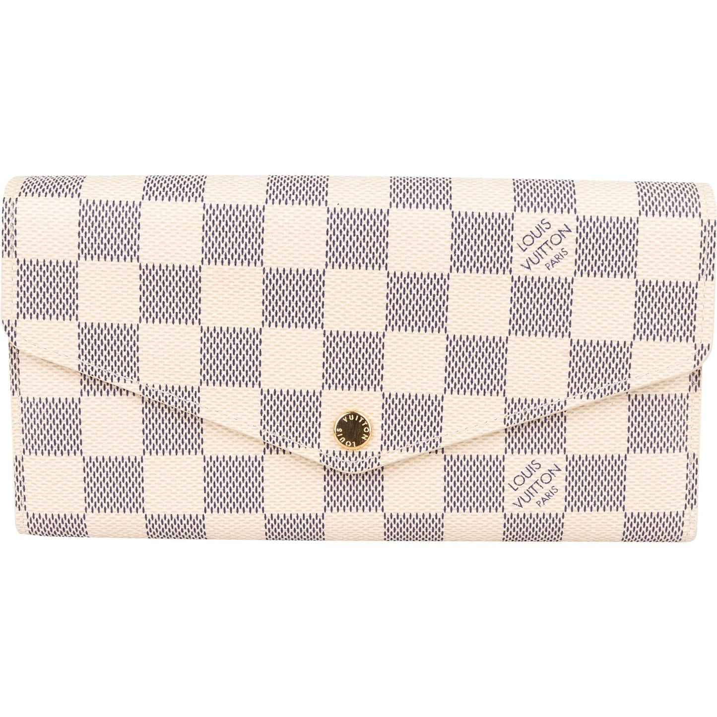 Louis Vuitton Monogram Damier Azur Sarah Wallet