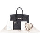 Hermès Dark Navy Bleu Togo Leather Palladium Birkin 30 Handbag