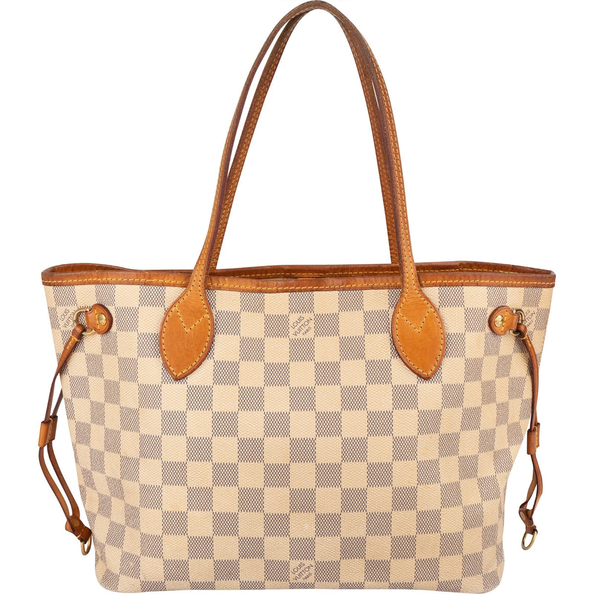 Louis Vuitton Neverfull PM aus Damier Azur Canvas – Ansicht 4