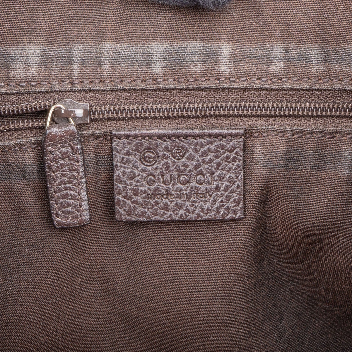 Gucci Monogram GG Patent Canvas Abbey Hobo Shoulder Bag