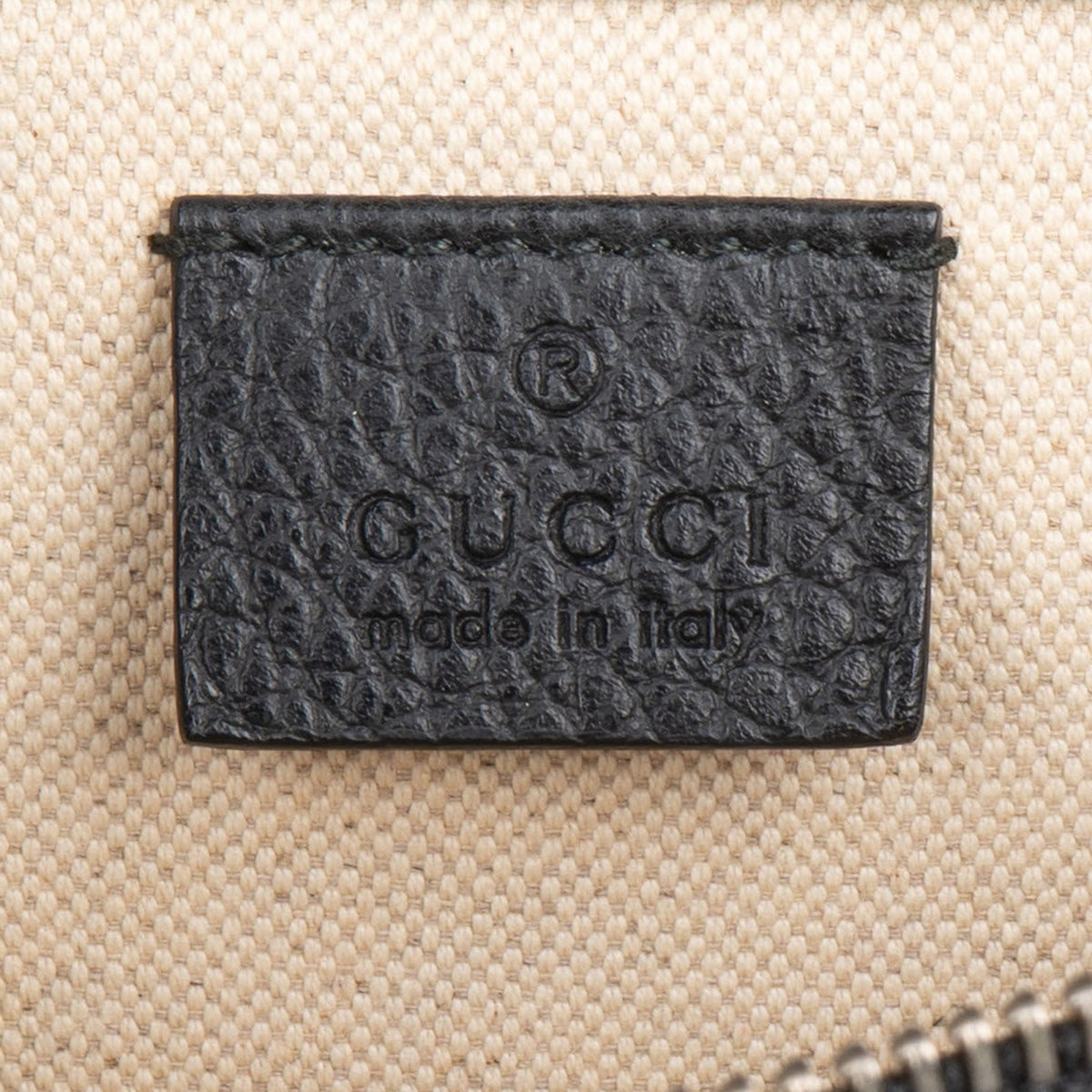 Gucci Grained Leather Crystal Dionysus Shoulder Bag