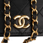 Chanel Quilted Lambskin 24K Gold Single Flap Crossbody Bag