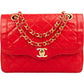 Chanel Quilted Lambskin Bicolor Double Flap Crossbody Bag
