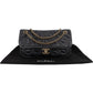 Chanel  Stitching Lambskin Single Flap Shoulder Bag