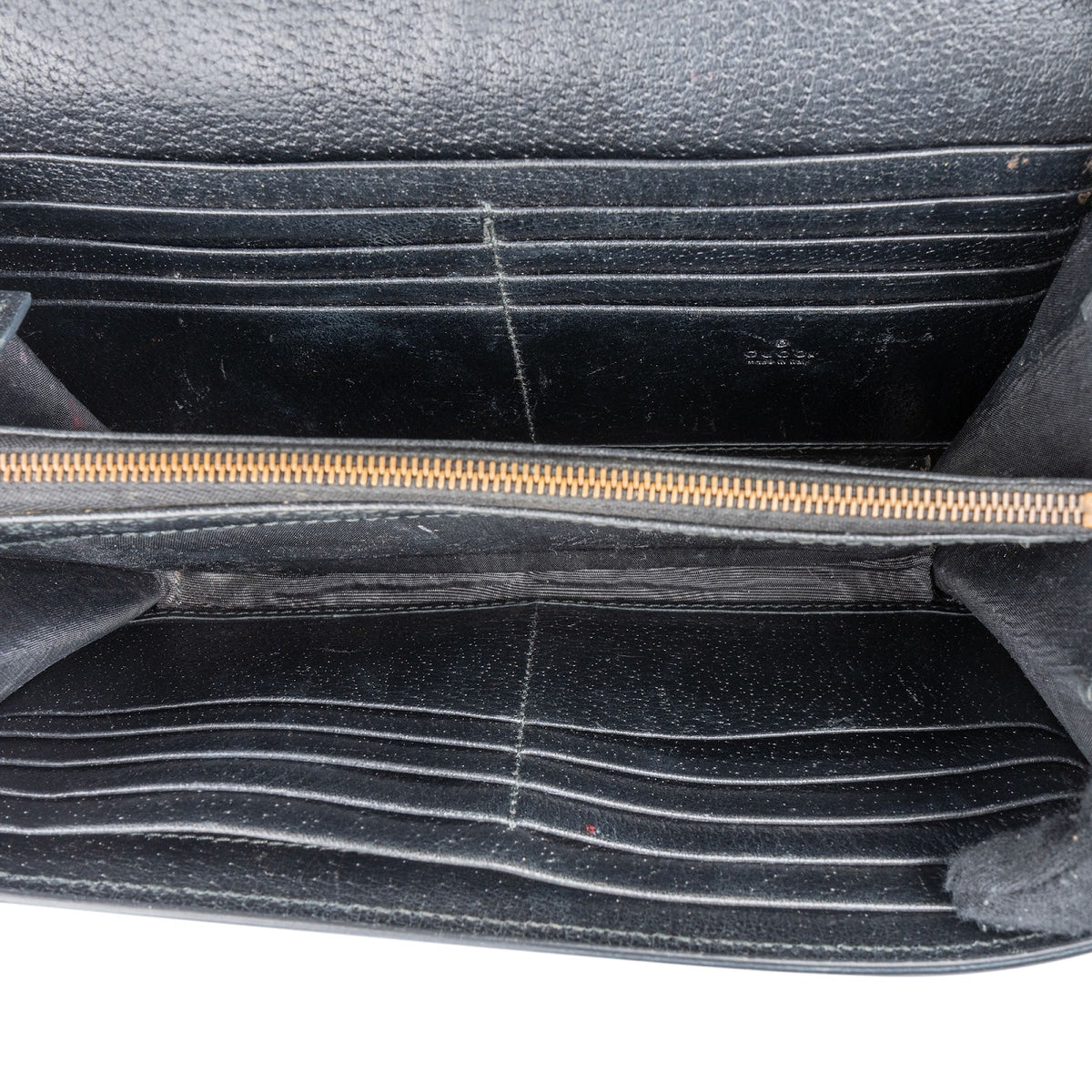 Gucci Leather Dionysus Web Stripe Wallet On Chain Crossbody Bag