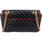 Gucci Monogram Matelassé Leather GG Marmont Crossbody Bag