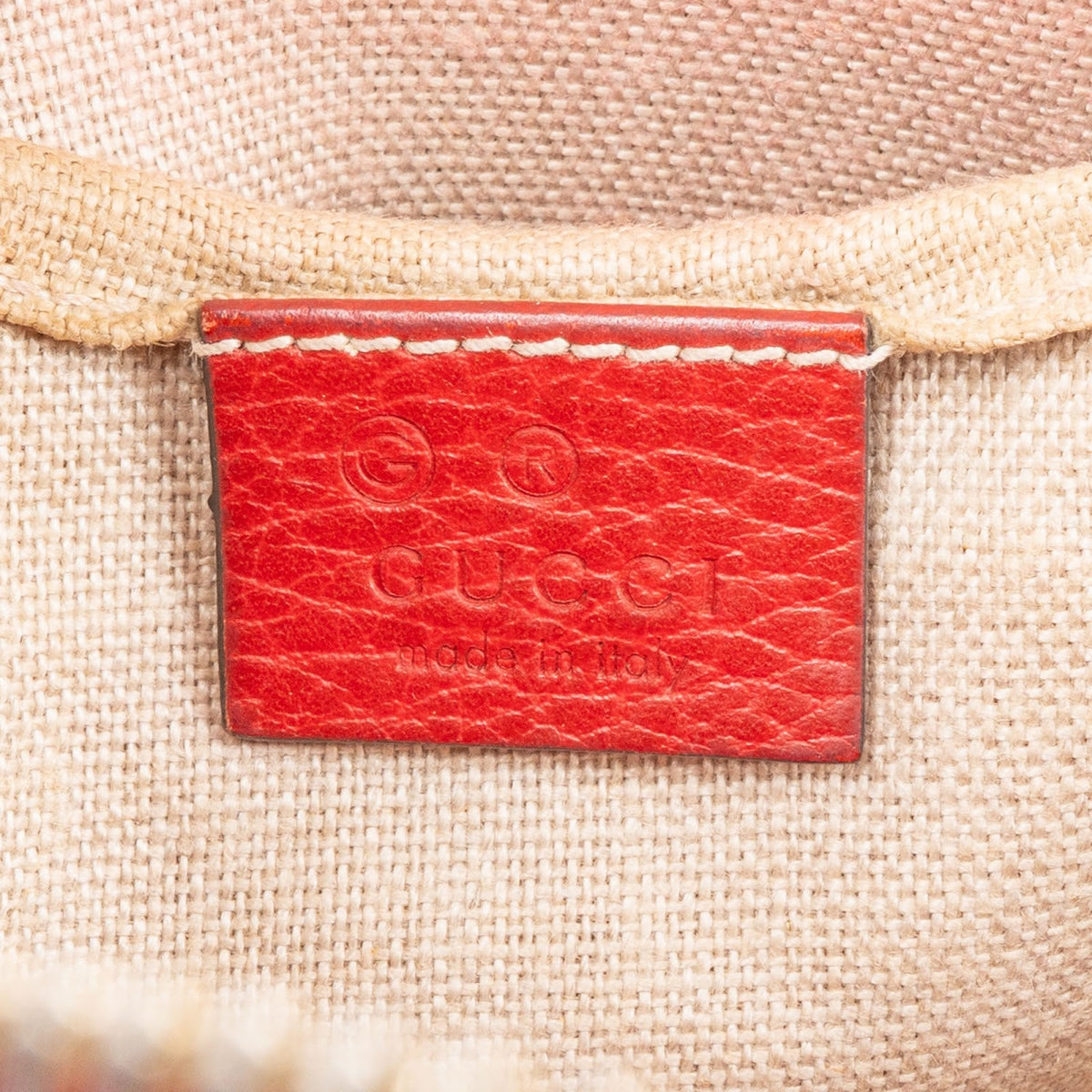 Gucci Monogram GG Canvas Bree Camera Crossbody Bag