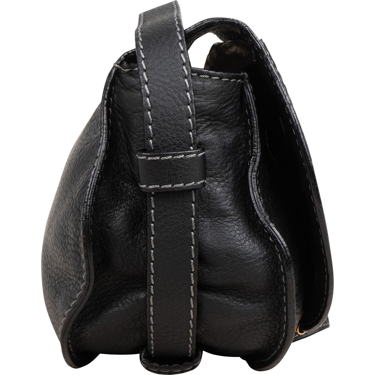Chloé Grained Calfskin Small Marcie Saddle Crossbody Bag
