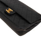 Chanel Quilted Lambskin 24K Gold Double Flap Shoulder Bag