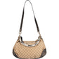 Gucci Monogram GG Bamboo Handle Shoulder Bag