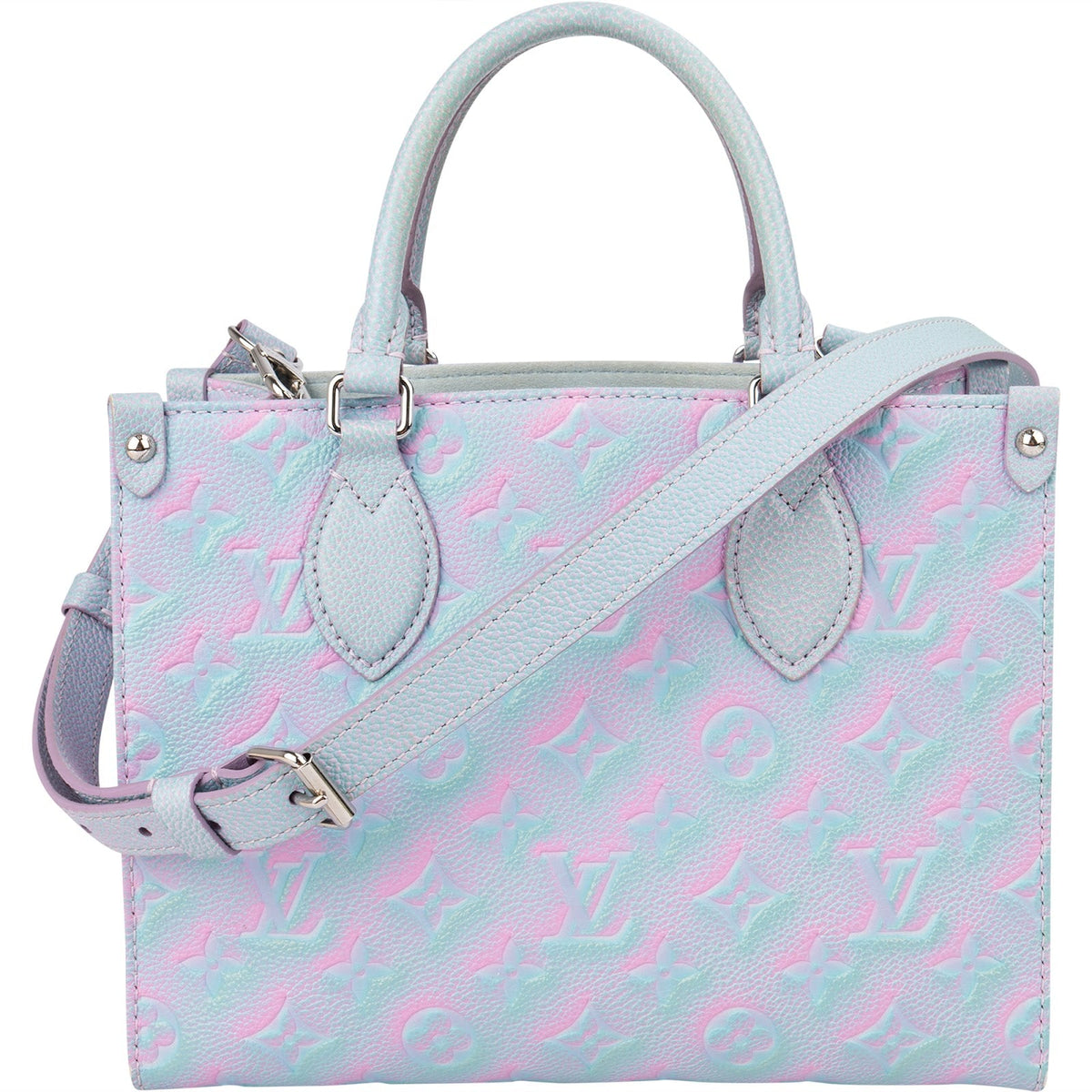 Louis Vuitton Leather Monogram Empreinte OnTheGo PM Handbag