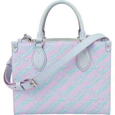 Louis Vuitton Leather Monogram Empreinte OnTheGo PM Handbag