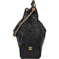 Chanel 25 Quilted Caviar Leather CC Drawstring Shoulder Bag Medium