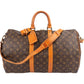 Louis Vuitton Monogram Canvas Keepall 45 Bandoulière Travel Bag