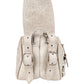 Balenciaga Grey Leather Classic City Double Pocket Hip Shoulder Bag