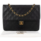 Chanel Quilted Lambskin 24K Gold Single Flap Shoulder Bag