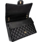 Chanel Quilted Lambskin Gold Maxi Double Flap Crossbody Bag