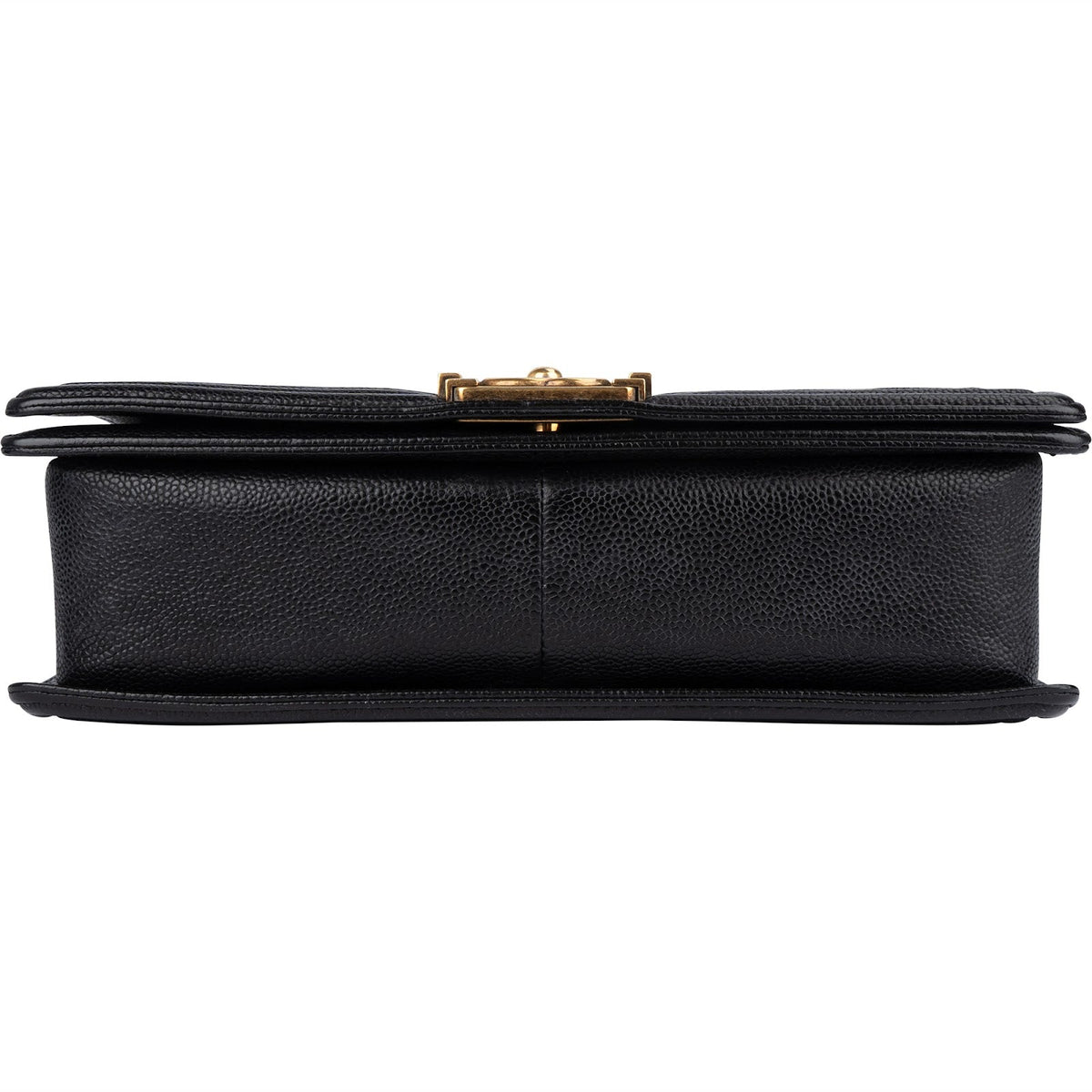Chanel Quilted Caviar Leather Boy Single Flap Crossbody Bag