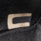 Chanel Navy Quilted Satin Top Bar 24K Gold Single Flap Small Crossbody Bag