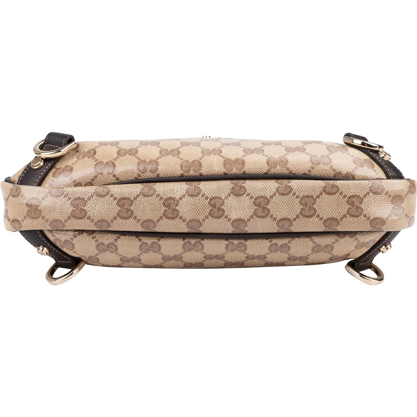 Gucci Monogram Crystal GG Abbey D-Ring Shoulder Bag