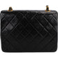 Chanel Quilted Lambskin Rectangular 24K Gold Single Flap Crossbody Bag