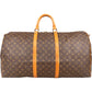 Louis Vuitton Monogram Canvas Keepall 60 Travel Bag