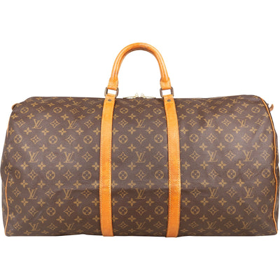 Louis Vuitton Monogram Canvas Keepall 60 Travel Bag