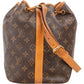 Louis Vuitton Monogram Canvas Sac Noé Petit Shoulder Bag