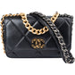 Chanel 19 Quilted Lambskin Chanel Wallet On Chain Crossbody Bag