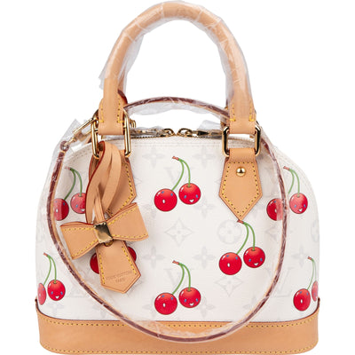 Louis Vuitton Monogram Takashi Murakami Cherry Canvas Alma BB Cerises Handbag