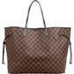 Louis Vuitton Monogram Damier Ebene Canvas Neverfull GM Shoulder Bag